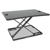 Alera® Adaptivergo Ultra-slim Sit-stand Desk, 31.33" X 21.63" X 1.5" To 16", Black freeshipping - TVN Wholesale 