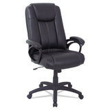 Alera® Alera Cc Series Executive High Back Bonded Leather Chair, Supports Up To 275 Lb, 20.28" To 23.9" Seat Height, Black freeshipping - TVN Wholesale 