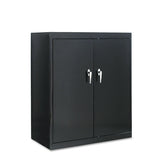 Alera® Assembled 42" High Heavy-duty Welded Storage Cabinet, Two Adjustable Shelves, 36w X 18d, Black freeshipping - TVN Wholesale 