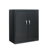 Alera® Assembled 72" High Heavy-duty Welded Storage Cabinet, Four Adjustable Shelves, 36w X 18d, Black freeshipping - TVN Wholesale 