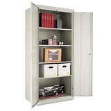 Alera® Assembled 78" High Heavy-duty Welded Storage Cabinet, Four Adjustable Shelves, 36w X 24d, Light Gray freeshipping - TVN Wholesale 