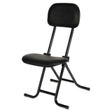 Alera® Alera Il Series Height-adjustable Folding Stool, Supports Up To 300 Lb, 27.5" Seat Height, Black freeshipping - TVN Wholesale 