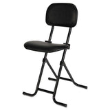 Alera® Alera Il Series Height-adjustable Folding Stool, Supports Up To 300 Lb, 27.5" Seat Height, Black freeshipping - TVN Wholesale 