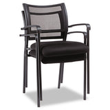 Alera® Alera Eikon Series Stacking Mesh Guest Chair, Supports Up To 275 Lb, Black, 2-carton freeshipping - TVN Wholesale 