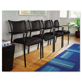 Alera® Alera Eikon Series Stacking Mesh Guest Chair, Supports Up To 275 Lb, Black, 2-carton freeshipping - TVN Wholesale 