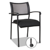 Alera® Alera Eikon Series Stacking Mesh Guest Chair, Supports Up To 275 Lb, Black, 2-carton freeshipping - TVN Wholesale 