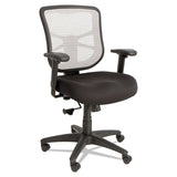 Alera® Alera Elusion Series Mesh Mid-back Swivel-tilt Chair, Supports 275lb, 17.9" To 21.8" Seat, Black Seat, White Back, Black Base freeshipping - TVN Wholesale 