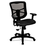 Alera® Alera Elusion Series Mesh Mid-back Swivel-tilt Chair, Supports Up To 275 Lb, 17.9" To 21.8" Seat Height, Black freeshipping - TVN Wholesale 