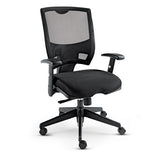 Alera® Alera Epoch Series Fabric Mesh Multifunction Chair, Supports Up To 275 Lb, 17.63" To 22.44" Seat Height, Black freeshipping - TVN Wholesale 