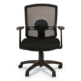 Alera® Alera Etros Series Mesh Mid-back Petite Swivel-tilt Chair, Supports Up To 275 Lb, 17.71" To 21.65" Seat Height, Black freeshipping - TVN Wholesale 