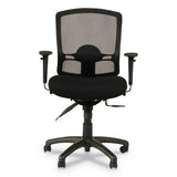 Alera® Alera Etros Series Mesh Mid-back Petite Multifunction Chair, Supports Up To 275 Lb, 17.16" To 20.86" Seat Height, Black freeshipping - TVN Wholesale 