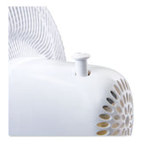 Alera® 12" 3-speed Oscillating Desk Fan, Plastic, White freeshipping - TVN Wholesale 