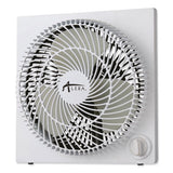 Alera® 9" 3-speed Desktop Box Fan, Plastic, White freeshipping - TVN Wholesale 
