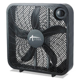Alera® 3-speed Box Fan, Black freeshipping - TVN Wholesale 