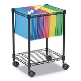 Alera® Single-tier Rolling File Cart, 24w X 14d X 21h, Black freeshipping - TVN Wholesale 
