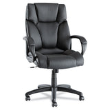 Alera® Alera Fraze Series Executive High-back Swivel-tilt Bonded Leather Chair, Supports 275 Lb, 17.71" To 21.65" Seat Height, Black freeshipping - TVN Wholesale 