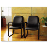 Alera® Alera Genaro Series High-back Guest Chair, 24.60" X 24.80" X 36.61", Black freeshipping - TVN Wholesale 