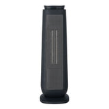 Alera® Ceramic Heater Tower With Remote Control, 7.17" X 7.17" X 22.95", Black freeshipping - TVN Wholesale 