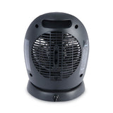 Alera® Digital Fan-forced Oscillating Heater, 1500w, 9.25" X 7" X 11.75", Black freeshipping - TVN Wholesale 