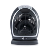 Alera® Digital Fan-forced Oscillating Heater, 1500w, 9.25" X 7" X 11.75", Black freeshipping - TVN Wholesale 