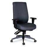 Alera® Alera Wrigley Series High Performance High-back Multifunction Task Chair, Supports 275 Lb, 18.7" To 22.24" Seat Height, Black freeshipping - TVN Wholesale 