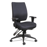 Alera® Alera Wrigley Series High Performance Mid-back Multifunction Task Chair, Supports 275 Lb, 17.91" To 21.88" Seat Height, Black freeshipping - TVN Wholesale 