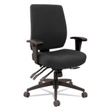 Alera® Alera Wrigley Series 24-7 High Performance Mid-back Multifunction Task Chair, Supports Up To 275 Lb, Gray, Black Base freeshipping - TVN Wholesale 