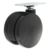 Alera® Casters For Height-adjustable Table Bases, Black, 4-set freeshipping - TVN Wholesale 