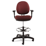 Alera® Alera Interval Series Swivel Task Stool, Supports Up To 275 Lb, 23.93" To 34.53" Seat Height, Black Fabric freeshipping - TVN Wholesale 