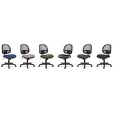 Alera® Alera Interval Series Swivel-tilt Mesh Chair, Supports Up To 275 Lb, 18.3" To 23.42" Seat Height, Black freeshipping - TVN Wholesale 
