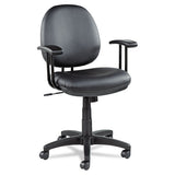 Alera® Alera Interval Series Swivel-tilt Task Chair, Bonded Leather Seat-back, Up To 275 Lb, 18.11" To 23.22" Seat Height, Black freeshipping - TVN Wholesale 