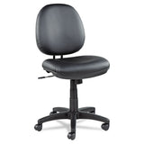 Alera® Alera Interval Series Swivel-tilt Task Chair, Bonded Leather Seat-back, Up To 275 Lb, 18.11" To 23.22" Seat Height, Black freeshipping - TVN Wholesale 