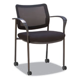 Alera® Alera Iv Series Guest Chairs, Mesh Back, Fabric Seat, 25.19" X 23.62" X 32.28", Black, 2-carton freeshipping - TVN Wholesale 