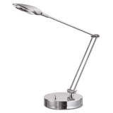 Alera® Adjustable Led Task Lamp With Usb Port, 11"w X 6.25"d X 26"h, Brushed Nickel freeshipping - TVN Wholesale 