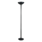 Alera® Torchier Floor Lamp, 12.5"w X 12.5"d X 72"h, Matte Black freeshipping - TVN Wholesale 