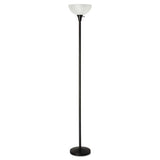 Alera® Floor Lamp, 71" High, Translucent Plastic Shade, 11.25"w X 11.25"d X 71"h, Matte Black freeshipping - TVN Wholesale 