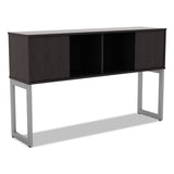 Alera® Alera Open Office Desk Series Hutch, 59w X 15d X 36.38h, Medium Cherry freeshipping - TVN Wholesale 