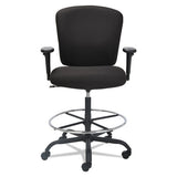 Alera® Alera Mota Series Big And Tall Stool, Supports Up To 450 Lb, 28.74" To 32.67" Seat Height, Black freeshipping - TVN Wholesale 