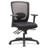 Alera® Alera Envy Series Mesh Mid-back Multifunction Chair, Supports Up To 250 Lb, 17" To 21.5" Seat Height, Black freeshipping - TVN Wholesale 