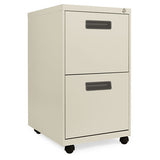 Alera® File Pedestal, Left Or Right, 2 Legal-letter-size File Drawers, Charcoal, 14.96" X 19.29" X 27.75" freeshipping - TVN Wholesale 