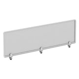 Alera® Polycarbonate Privacy Panel, 47w X 0.50d X 18h, Silver-clear freeshipping - TVN Wholesale 