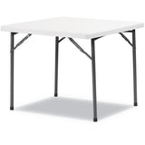Alera® Square Plastic Folding Table, 36w X 36d X 29.25h, White freeshipping - TVN Wholesale 