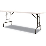 Alera® Adjustable Height Plastic Folding Table, 72w X 29.63d X 29.25 To 37.13h, White freeshipping - TVN Wholesale 