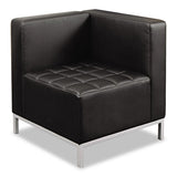 Alera® Alera Qub Series Corner Sectional, 26.38w X 26.38d X 30.5h, Black freeshipping - TVN Wholesale 