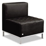 Alera® Alera Qub Series Armless L Sectional, 26.38w X 26.38d X 30.5h, Black freeshipping - TVN Wholesale 