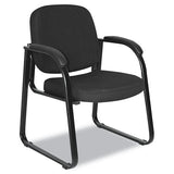 Alera® Alera Genaro Series Half-back Sled Base Guest Chair, 25" X 24.80" X 33.66", Black freeshipping - TVN Wholesale 