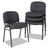 Alera® Alera Continental Series Stacking Chairs, Supports Up To 250 Lb, Black, 4-carton freeshipping - TVN Wholesale 
