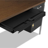 Alera® Double Pedestal Steel Desk, 72" X 36" X 29.5", Mocha-black freeshipping - TVN Wholesale 