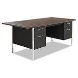 Double Pedestal Steel Desk, 72