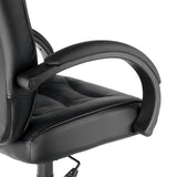 Alera® Alera Strada Series Leather Mid-back Swivel-tilt Chair, Supports Up To 275 Lb, 17.71" To 21.65" Seat Height, Black freeshipping - TVN Wholesale 